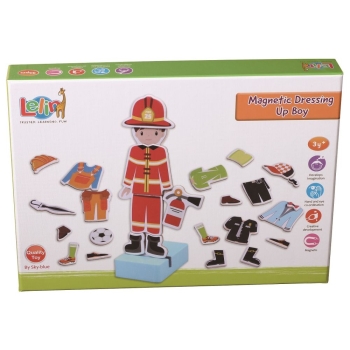 Magnetyczna układanka, ubieranka dla dzieci - zawody Lelin